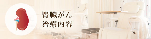 腎臓がん治療内容